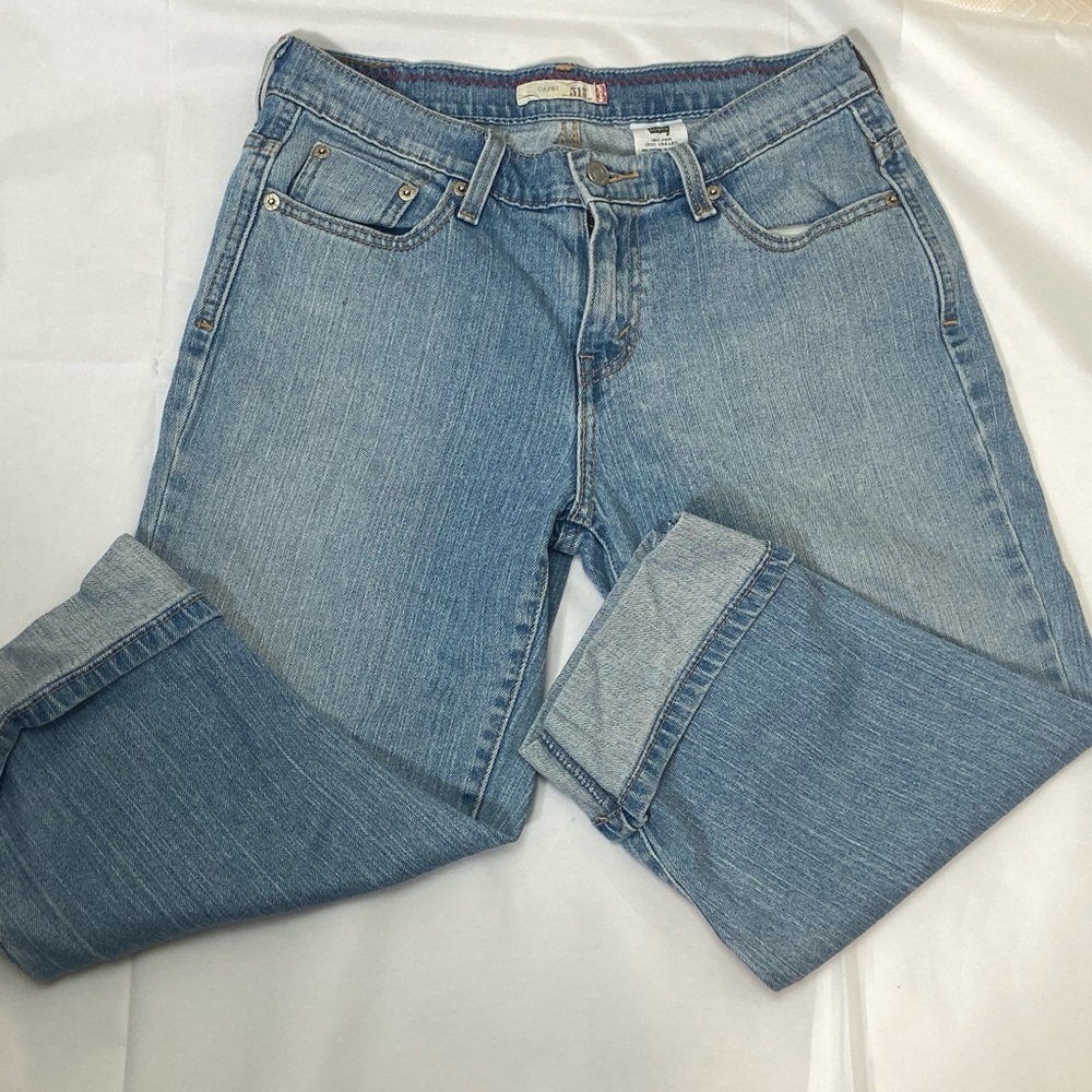 Levi’s 515 Capri Jeans / Pants Cuffs Stretch 6